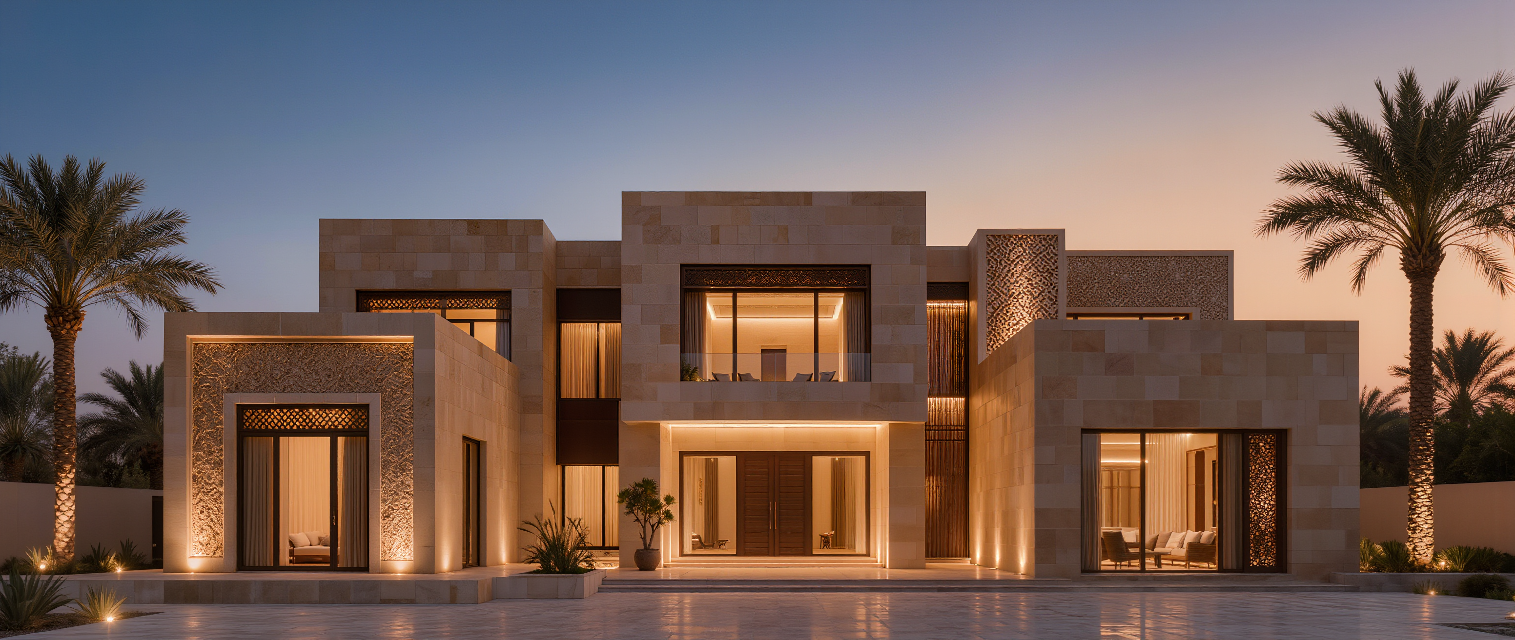 Villa façade